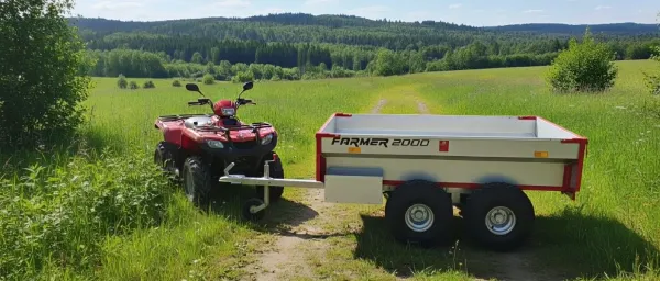 přívěsný vozík za čtyřkolku Farmer 2000