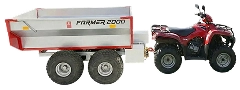 Čtyřkolka s přívěsným vozíkem Farmer 2000